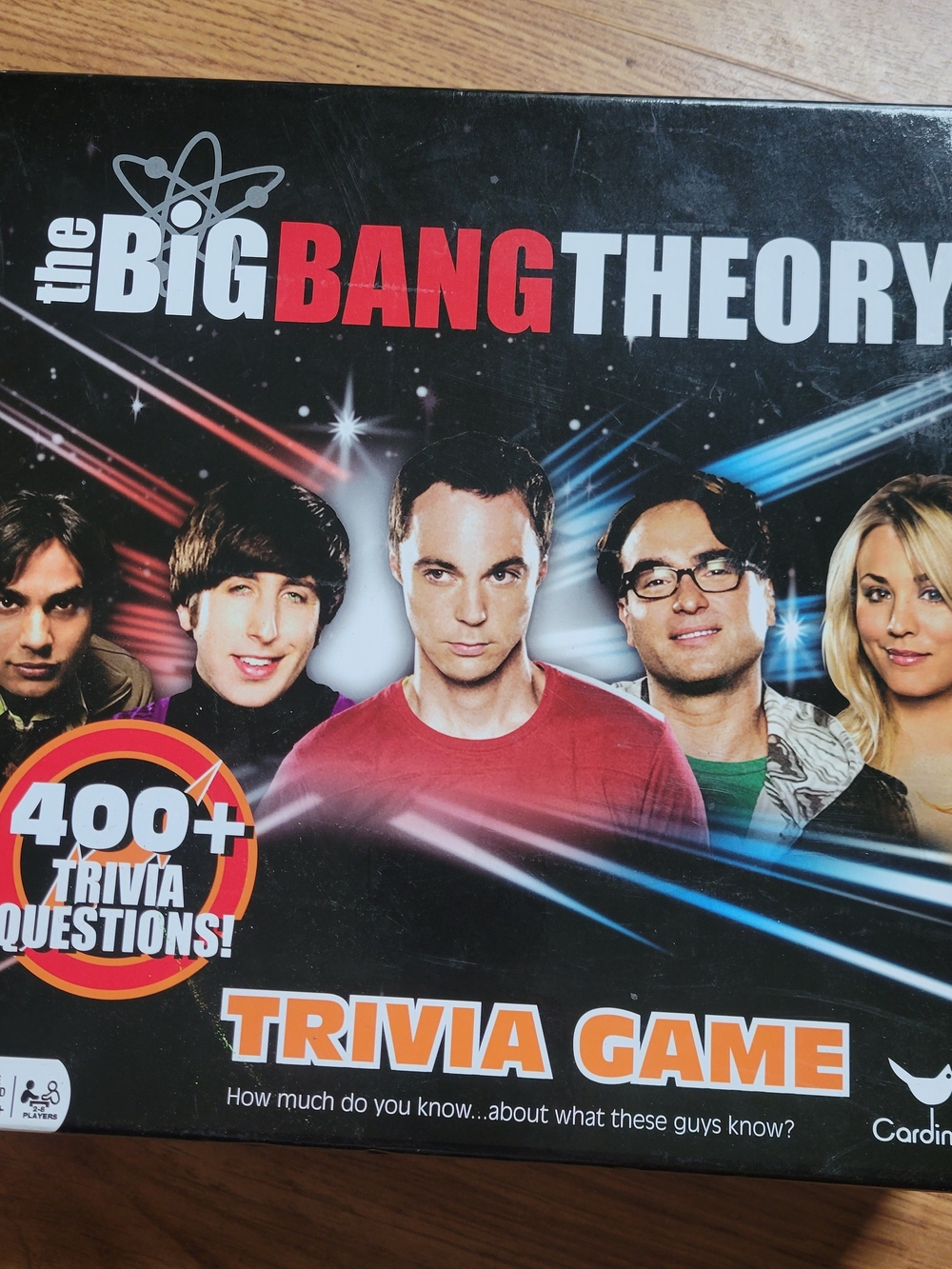 Cardinal The Big Bang Theory Trivia Game Board Game